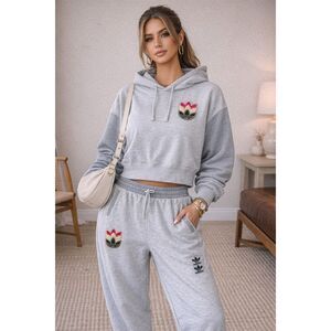 NWOT Adidas embroidered tracksuit, 2 piece Lrg $168 G15